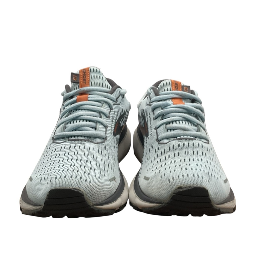 Brooks Women's Light Blue and Orange Athletic Running Shoes